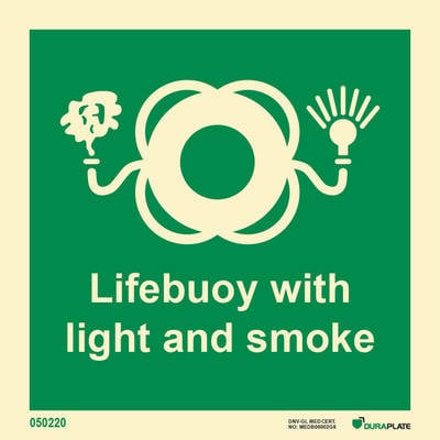 IMO sign "Lifebuoy with light and smoke" - IMPA 33.4109