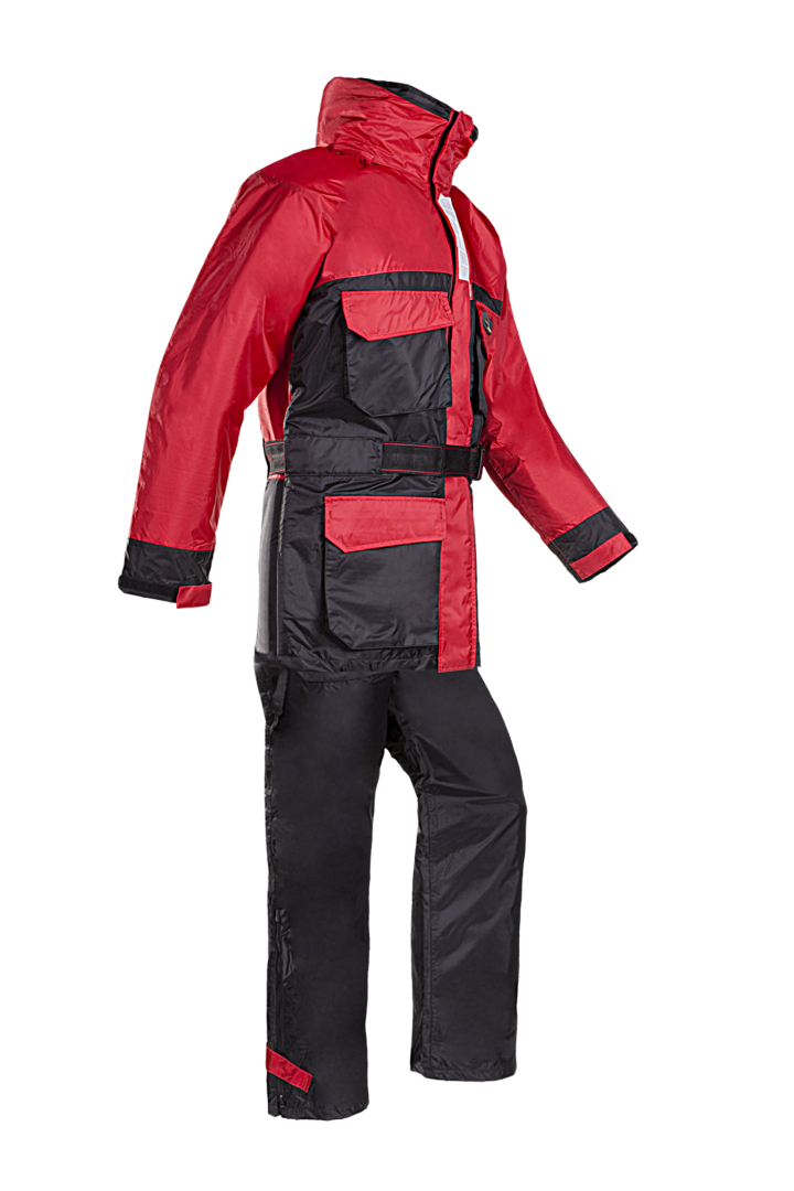 Floatation suit Mullion North Sea (svart / röd)
