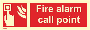 Brandskylt "Fire Alarm Call Point" - IMPA 33.6142