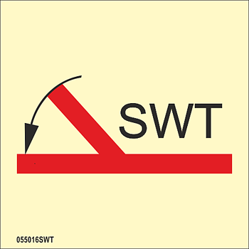 ISO 17631 Fire Control sign "A class self closing semi-watertight fire door" - IMPA 33.6762