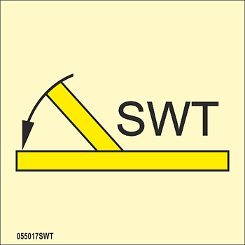 ISO 17631 Fire Control sign "B class self closing semi-watertight fire door" - IMPA 33.6765