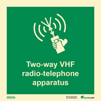 IMO sign "Two-way VHF radio-telephone apparatus" - IMPA 33.4113
