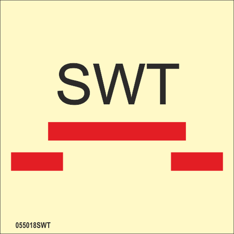 ISO 17631 Fire Control-skylt "A class semi-watertight sliding fire door" - IMPA 33.6768