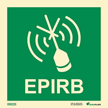 IMO sign "EPIRB" - IMPA 33.4114