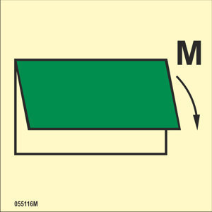 ISO 17631 Fire Control sign "Closing device for machinery spaces ventilation inlet or outlet" - IMPA 33.6788
