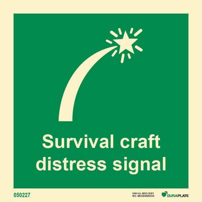 IMO sign "Survival craft distress signal" - IMPA 33.4116