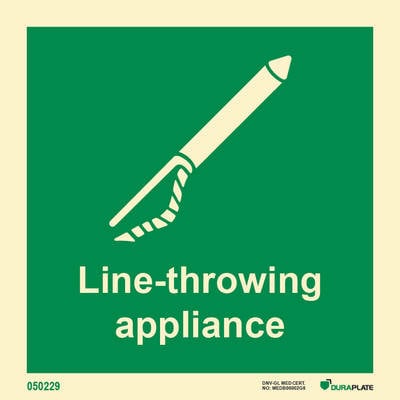 IMO sign "Line throwing appliance" - IMPA 33.4118