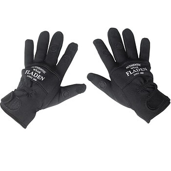 Neoprenhandskar Fladen split finger svart