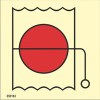 IMO A.654(16) Fire Control sign "Fire damper in vent duct" - IMPA 33.6063