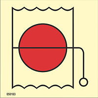 IMO A.654(16) Fire Control sign "Fire damper in vent duct" - IMPA 33.6063