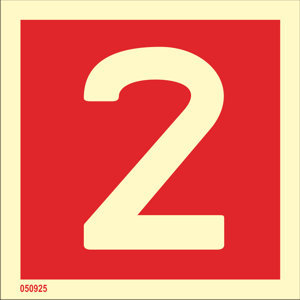 Fire sign "2" - IMPA 33.6252