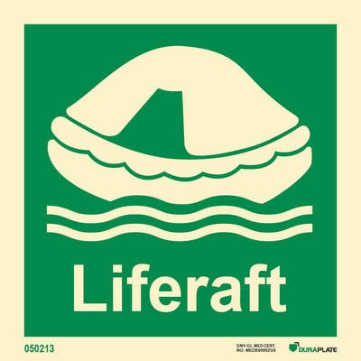 IMO sign "Liferaft" - IMPA 33.4102