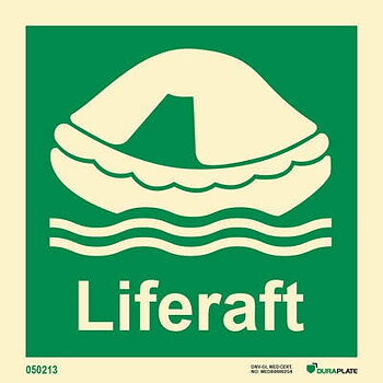 IMO sign "Liferaft" - IMPA 33.4102