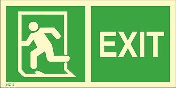 Riktningsanvisningsskylt "Exit vänster" - IMPA 33.4414