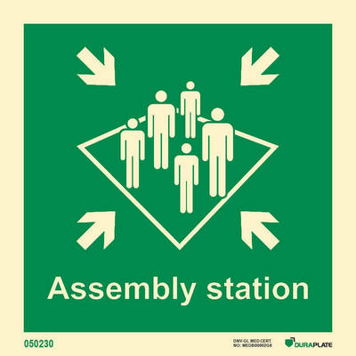 IMO sign "Assembly station" - IMPA 33.4119