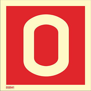 Fire sign "0" - IMPA 33.6250