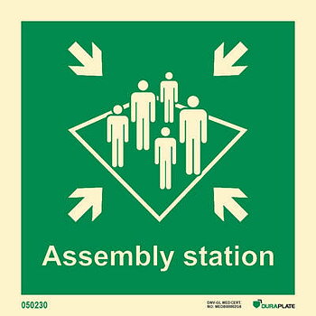 IMO sign "Assembly station" - IMPA 33.4119