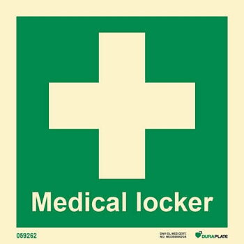 IMO sign "Medical locker" - IMPA 33.4127