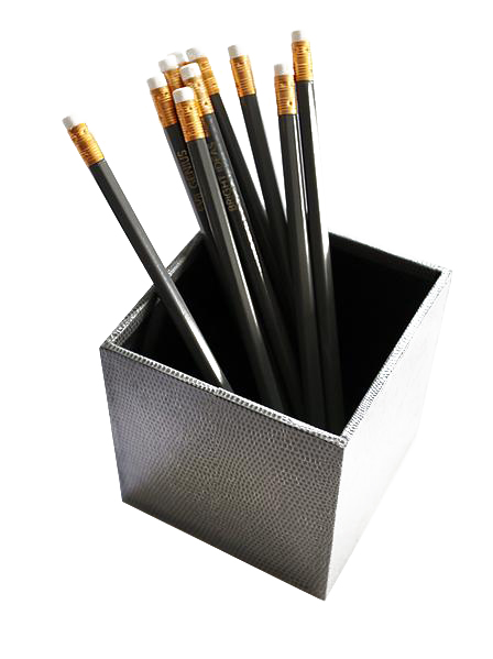 Sloane Stationery pen pot grey