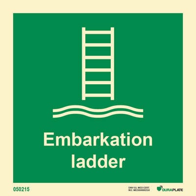 IMO sign "Embarkationladder" - IMPA 33.4104