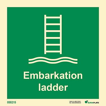 IMO sign "Embarkationladder" - IMPA 33.4104