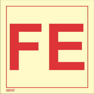 IMO A.654(16) Fire Control sign "Locker with fireman's equipment" - IMPA 33.6067