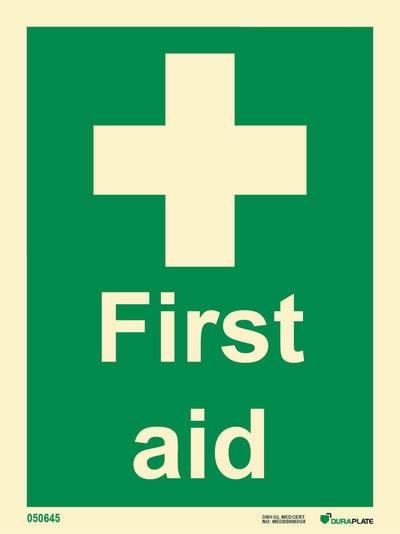 IMO sign "First aid" - IMPA 33.4170
