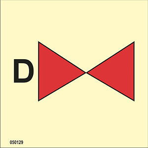 IMO A.654(16) Fire Control sign "Section valves drenching" - IMPA 33.6029