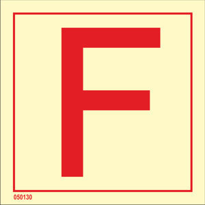 IMO A.654(16) Fire Control sign "Fire station" - IMPA 33.6030