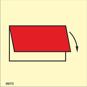 IMO A.654(16) Fire Control-skylt "Closing appliance for exterior ventilation inlet or outlet" - IMPA 33.6072