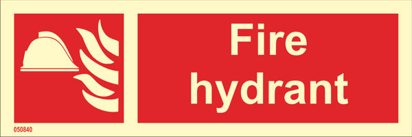 Fire sign "Fire hydrant" - IMPA 33.6148