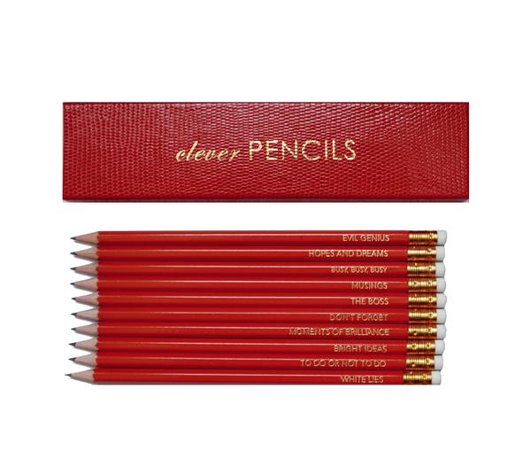 Sloane Stationery Clever Pencils röd - 2
