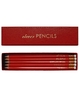 Sloane Stationery Clever Pencils röd