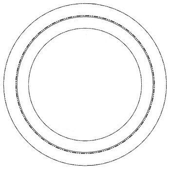 Model 12 aluminium ring only (compression gasket)