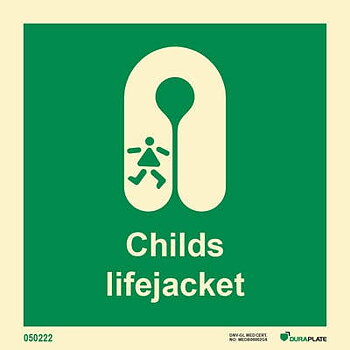 IMO sign "Childs lifejacket" - IMPA 33.4111