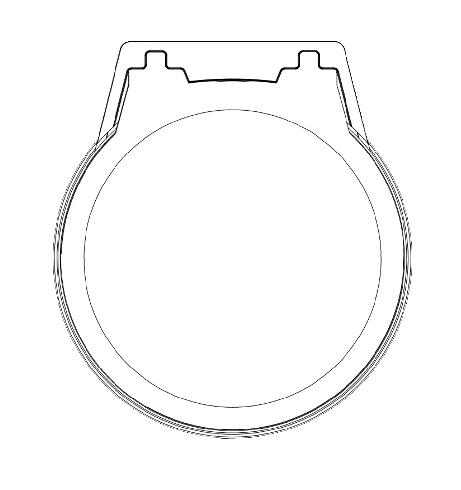 Model 24-H stainless steel ring only (compression gasket)