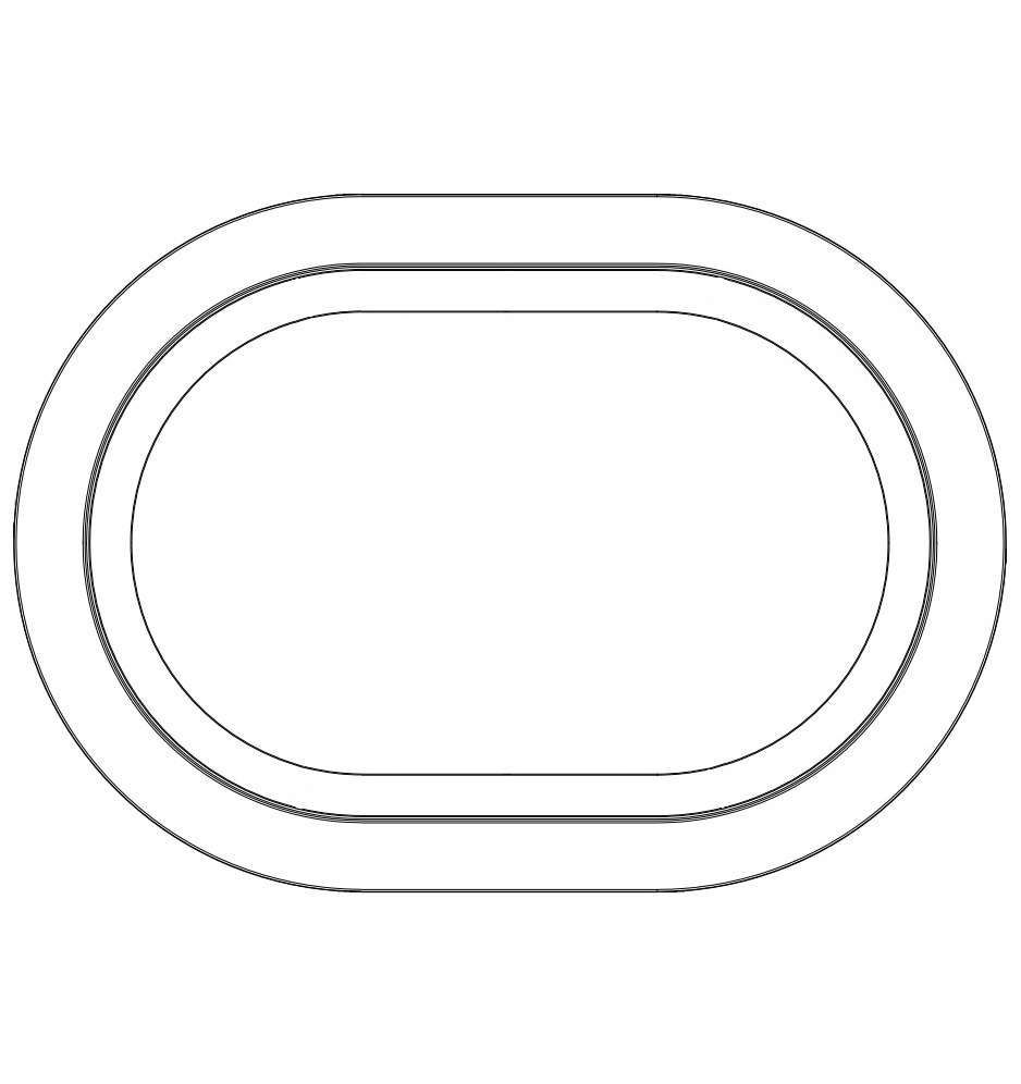 Modell 1218 aluminiumring (för kompressionspackning)