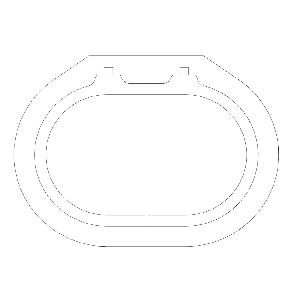 Modell 1524-H aluminiumring (för kompressionspackning)