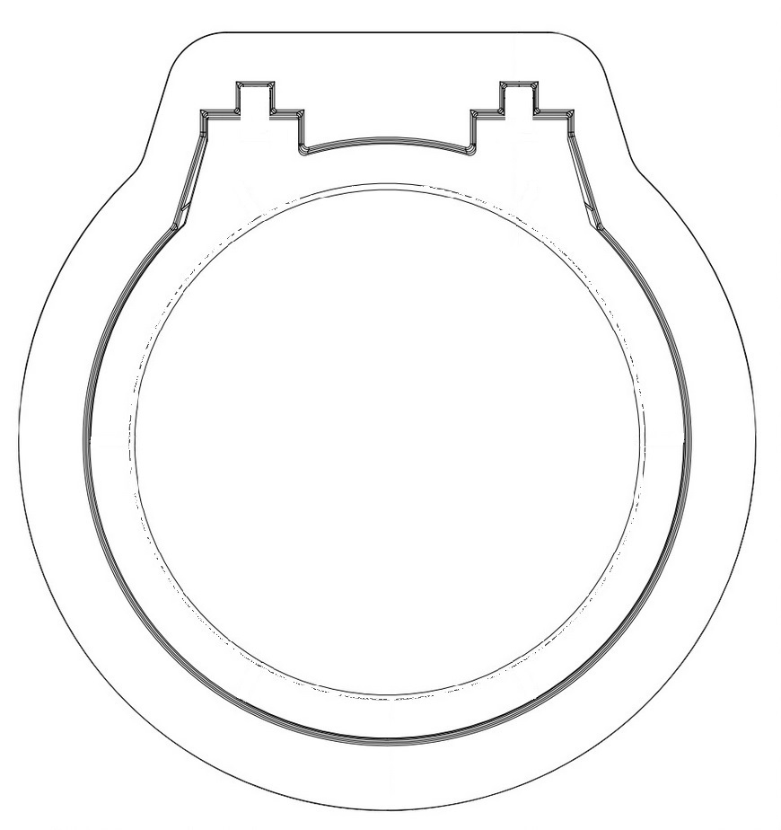Model 20-HK aluminium ring only (knife-edge seal)
