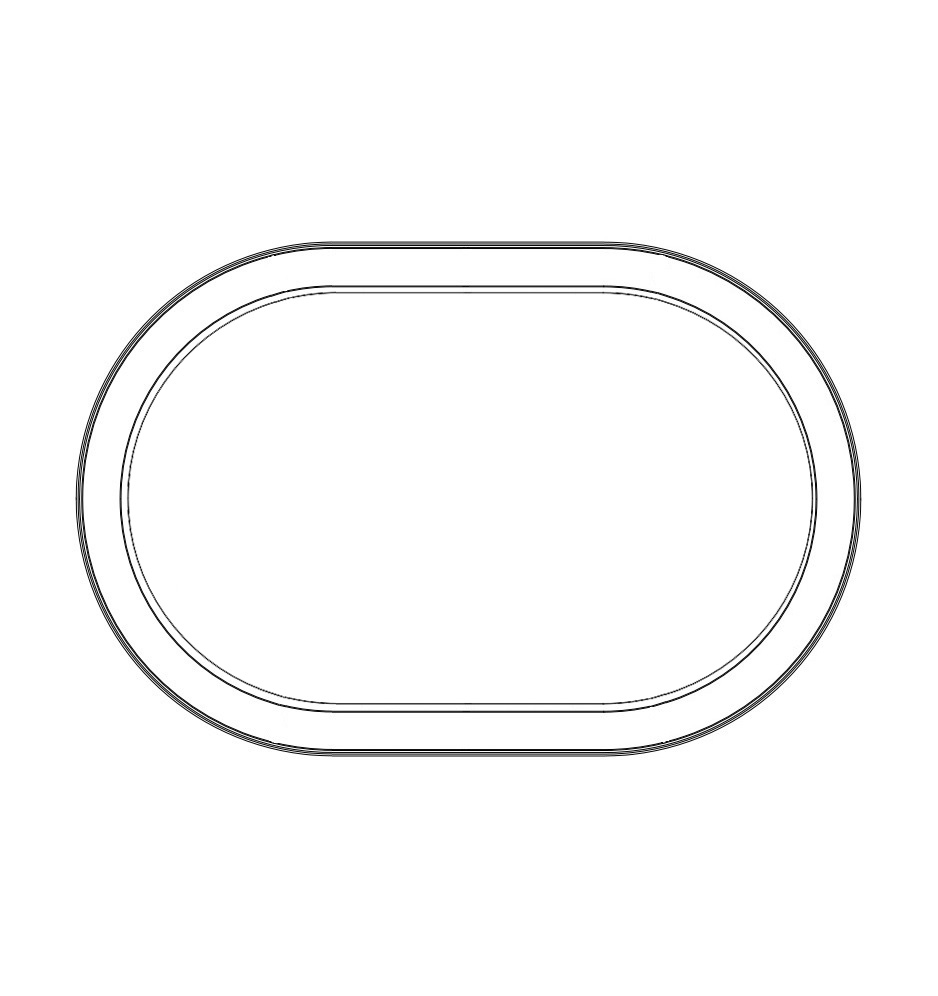 Model 1524K stainless steel ring only (knife-edge seal)