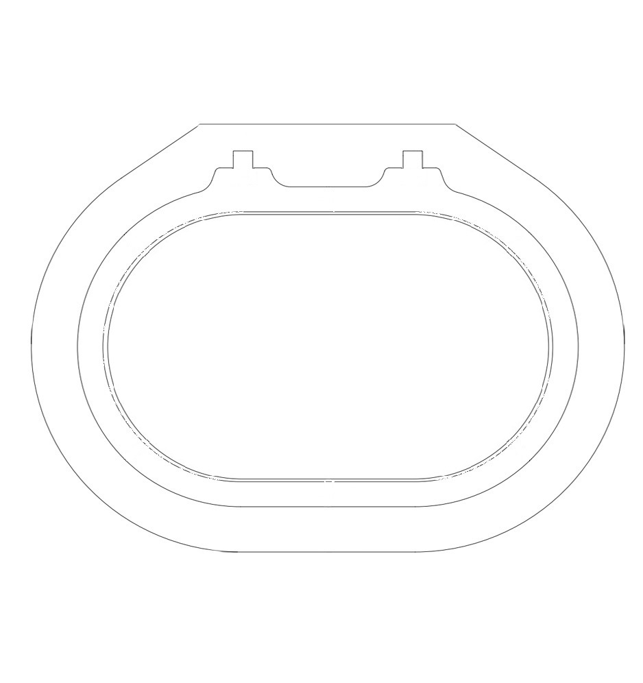 Modell 1524-HK aluminiumring (för "knife-edge" packning)