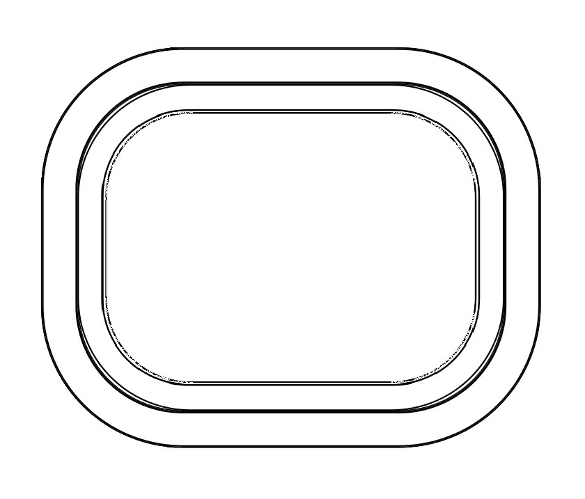 Model 2428K aluminium ring only (knife-edge seal)