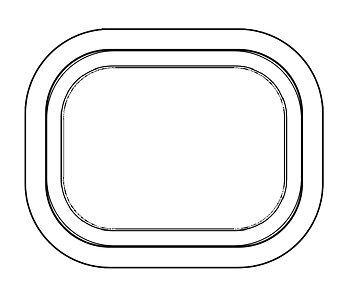 Model 3036K aluminium ring only (knife-edge seal)