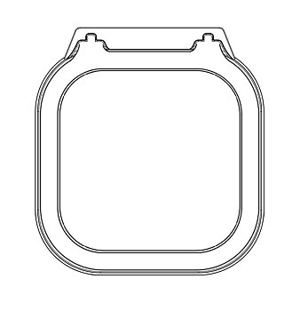 Model 3636-HK stainless steel ring only (knife-edge seal)