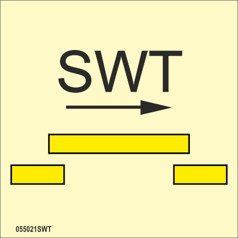 ISO 17631 Fire Control-skylt "B class self closing semi-watertight sliding fire door" - IMPA 33.6777