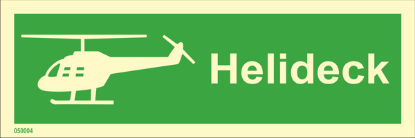 IMO sign "Helideck" - IMPA 33.4189