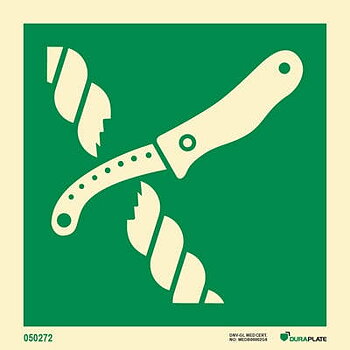 IMO sign "Liferaft knife"