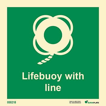IMO sign "Lifebuoy with line" - IMPA 33.4107
