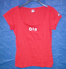 T-shirt röd dammodell