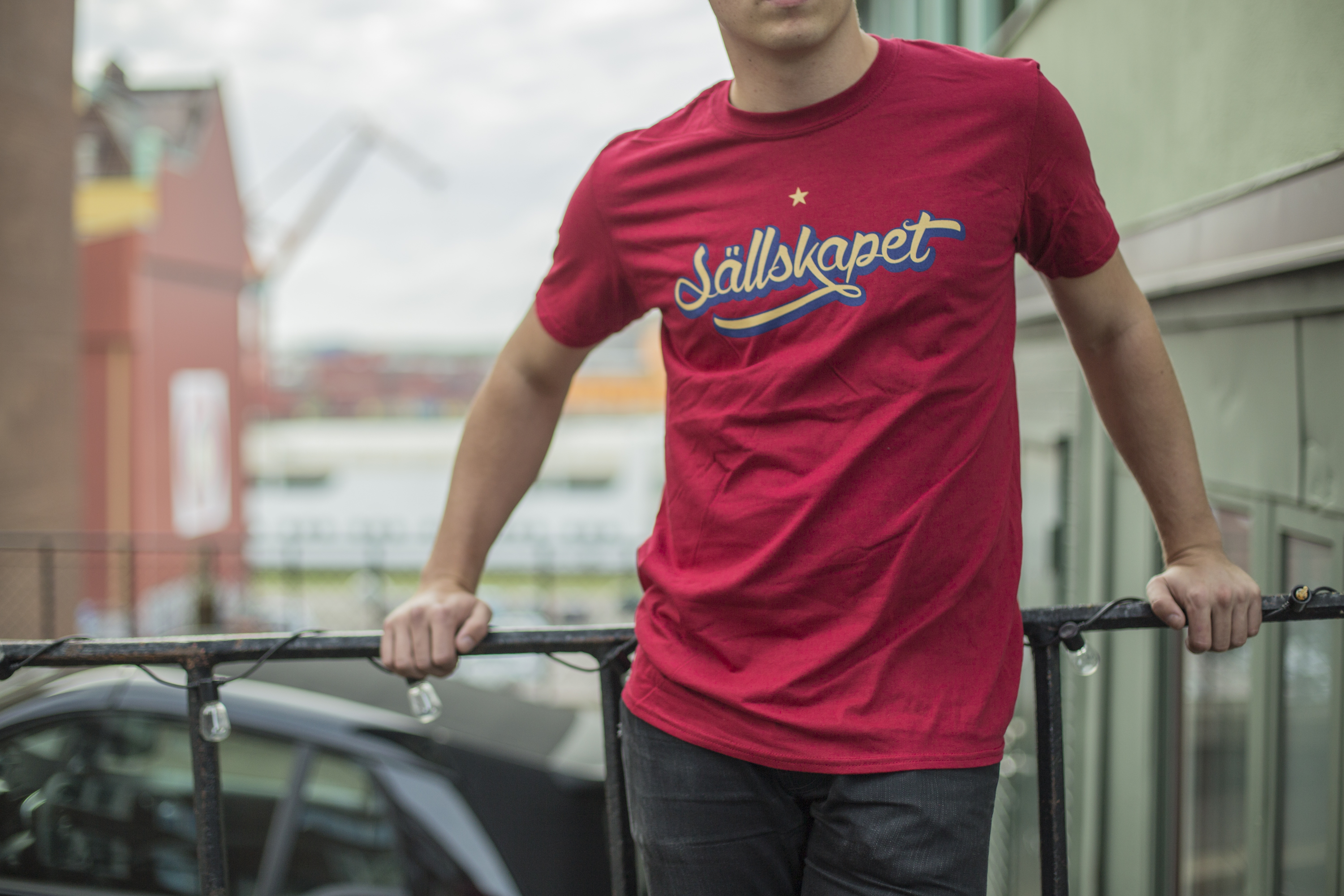 T-shirt röd, Sällskapet (Barn)